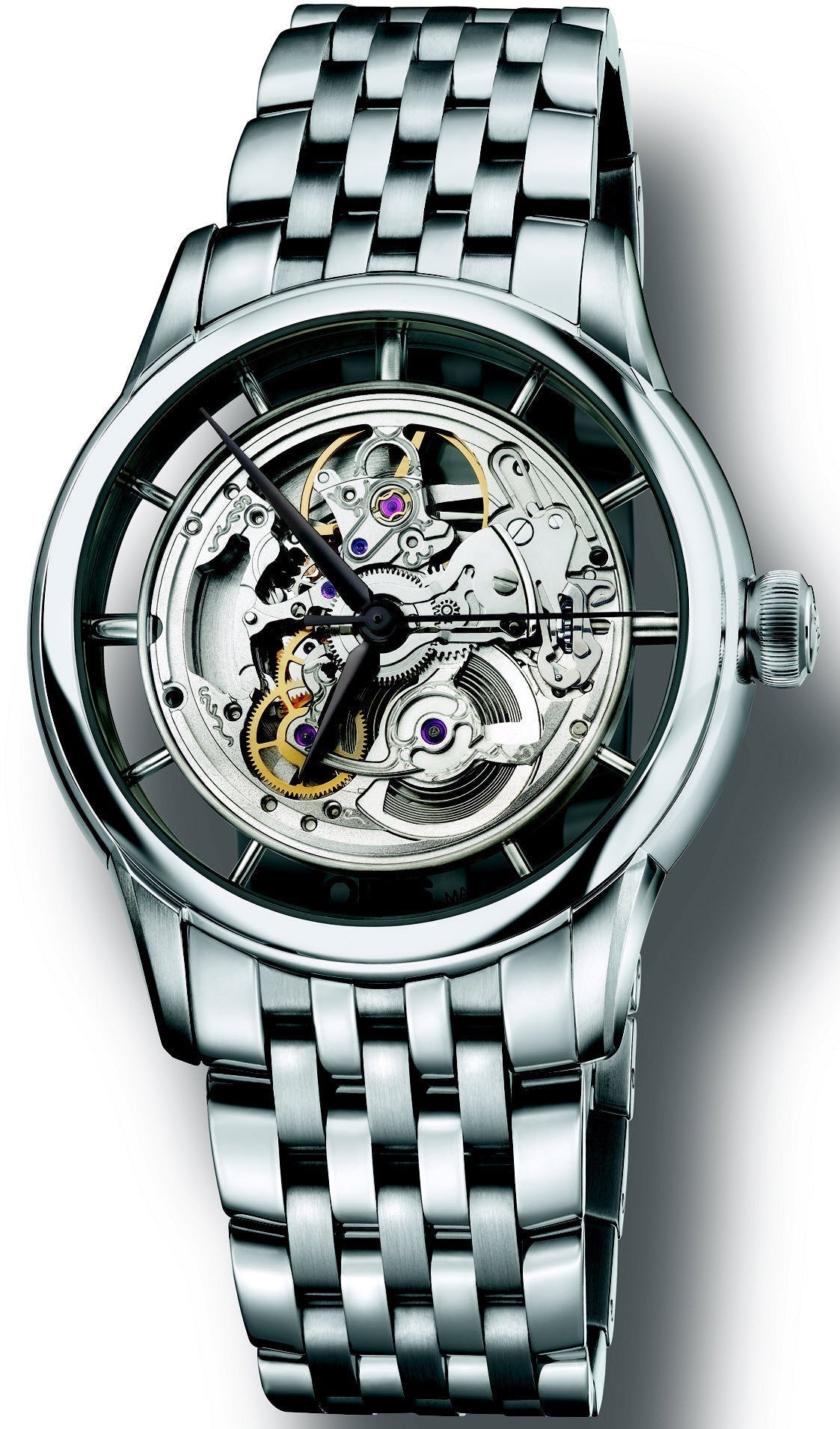 Oris Watch Artelier Translucent Skeleton Bracelet 01 734 7684 4051-07 8 21 77 Image 1