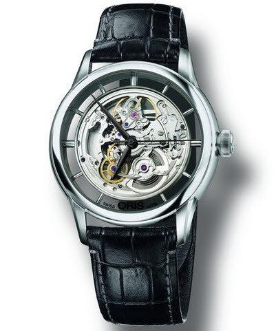 Oris Watch Artelier Translucent Skeleton Crocodile 01 734 7684 4051-07 1 21 74FC Image 1