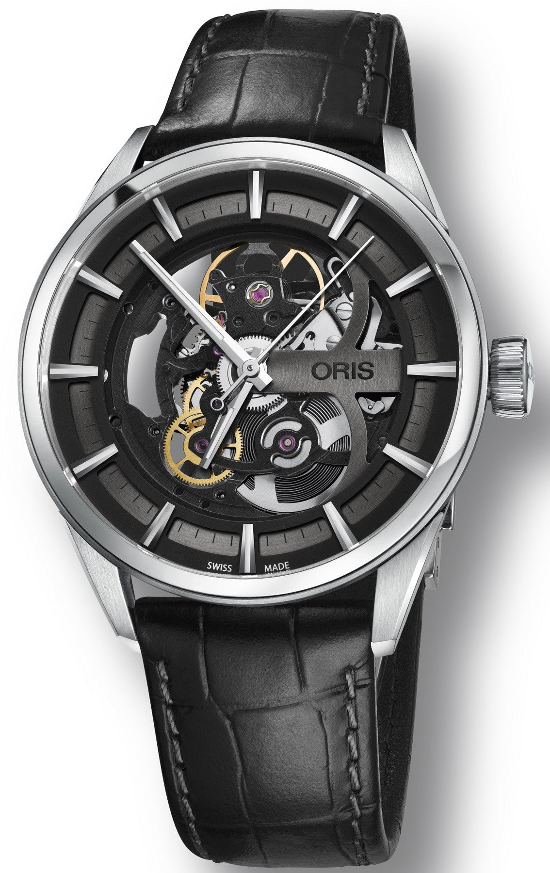 Oris Watch Artix Skeleton Leather 01 734 7714 4054-07 5 19 81FC Image 1