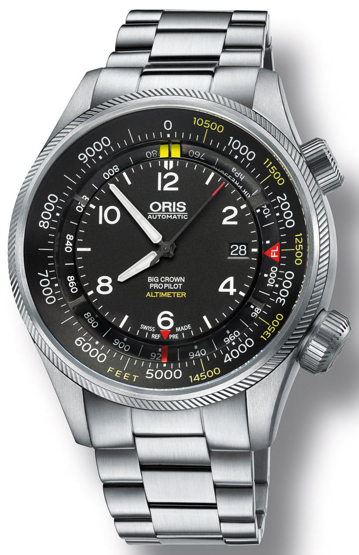 Oris Watch Big Crown ProPilot Altimeter Feet Bracelet 01 733 7705 4134-Set 8 23 19 Image 1