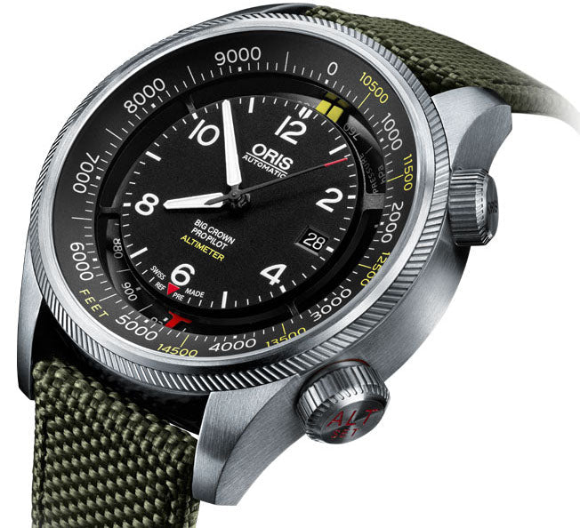 Oris Watch Big Crown ProPilot Altimeter Feet Bracelet 01 733 7705 4134-Set 8 23 19 Image 3