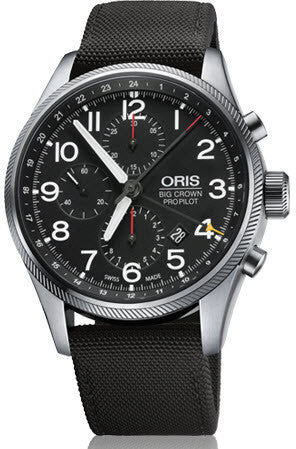 Oris Watch Big Crown ProPilot Chronograph GMT Black Textile D 01 677 7699 4164-07 5 22 15FC Image 1