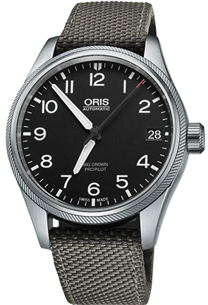 Oris Watch Big Crown ProPilot Date Grey Textile D 01 751 7697 4164-07 5 20 17FC Image 1