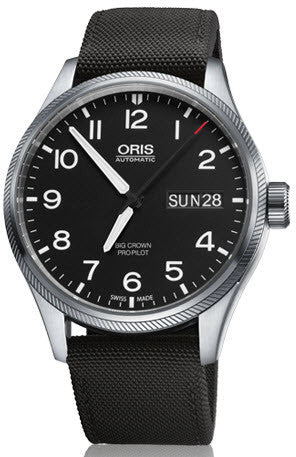 Oris Watch Big Crown ProPilot Day Date Black Textile D 01 752 7698 4164-07 5 22 15FC Image 1