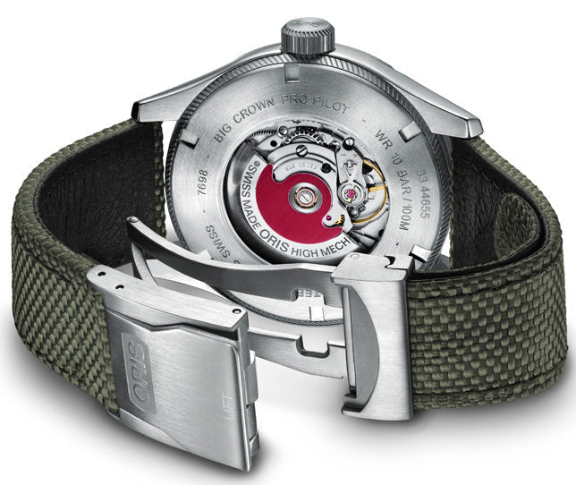 Oris Watch Big Crown ProPilot Day Date Olive Textile 01 752 7698 4164-07 5 22 14FC Image 4