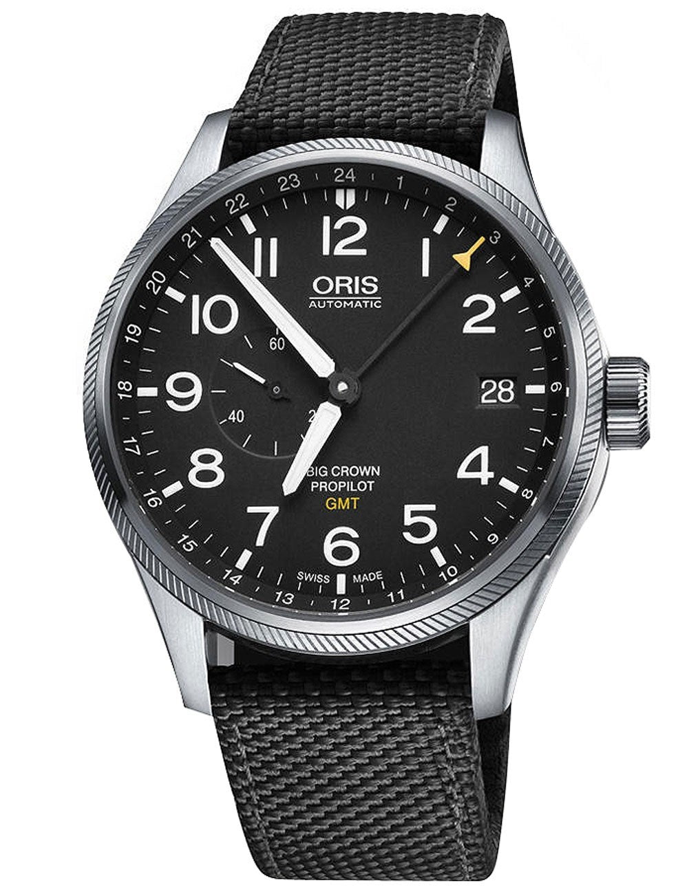 Oris Watch Big Crown Propilot GMT Black Textile D 01 748 7710 4164-07 5 22 15FC Image 1
