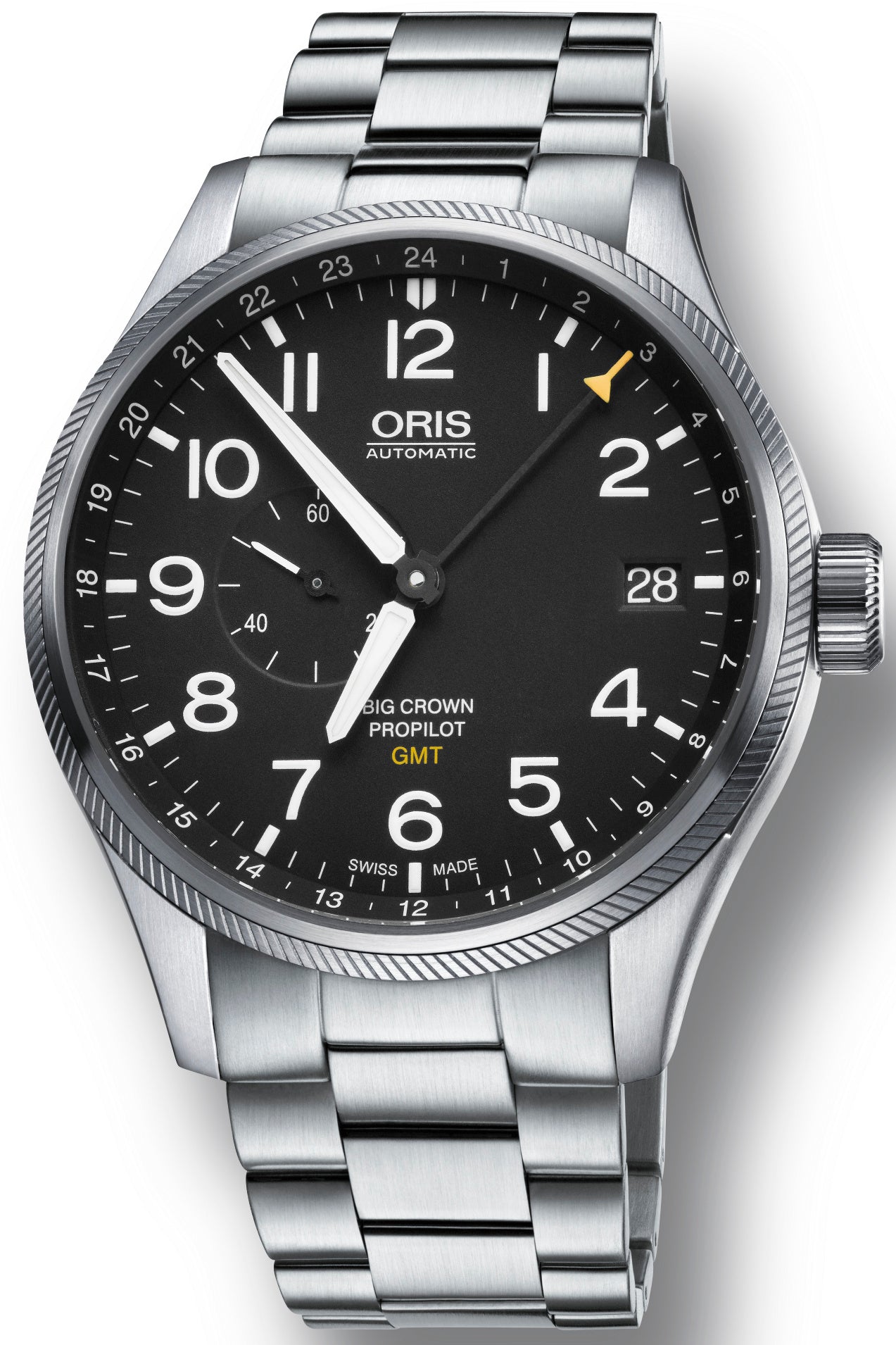 Oris Watch Big Crown Propilot GMT Bracelet 01 748 7710 4164-07 8 22 19 Image 1