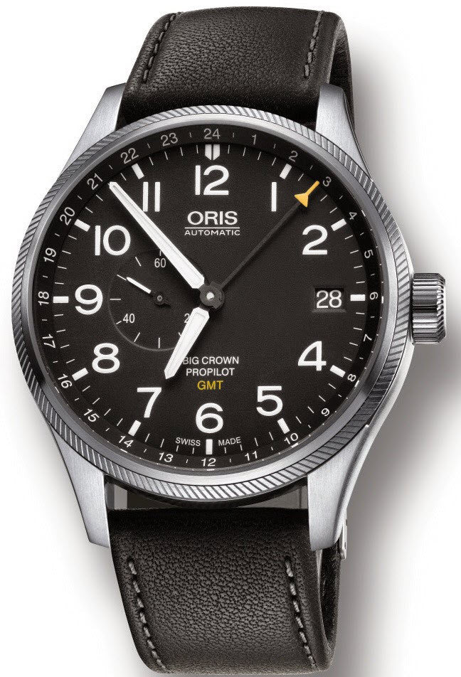 Oris Watch Big Crown Propilot GMT Leather D 01 748 7710 4164-07 5 22 19FC Image 1