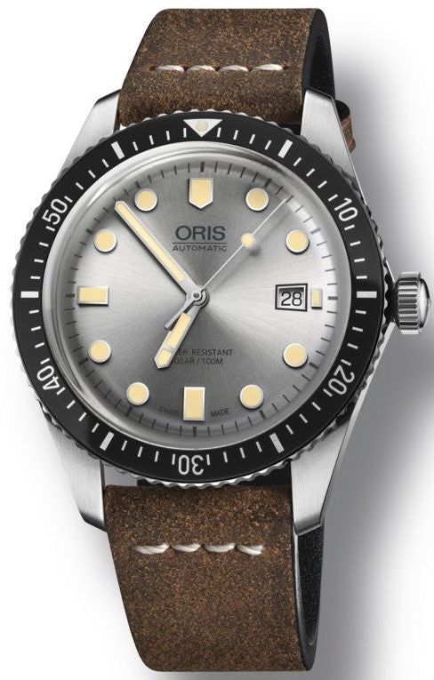 Oris Watch Divers Sixty Five Leather 01 733 7720 4051-07 5 21 02 Image 1