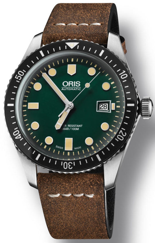 Oris Watch Divers Sixty Five Leather D 01 733 7720 4057-07 5 21 02 Image 1