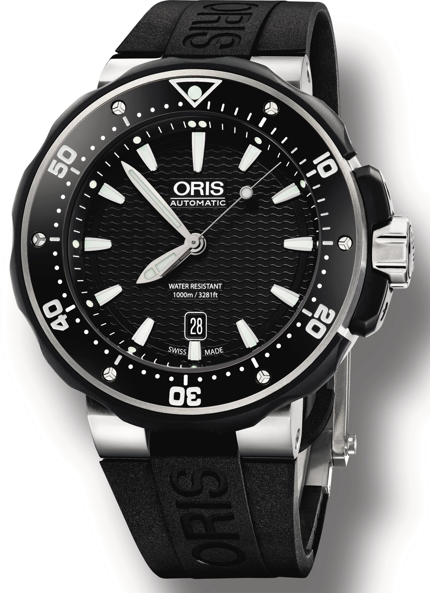 Oris Watch Prodive Date Rubber 01 733 7682 7154-07 4 26 34TEB Image 1