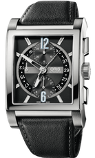 Oris Watch Rectangular Titan Chronograph Leather D 01 674 7625 7064-07 5 27 71FC Image 1