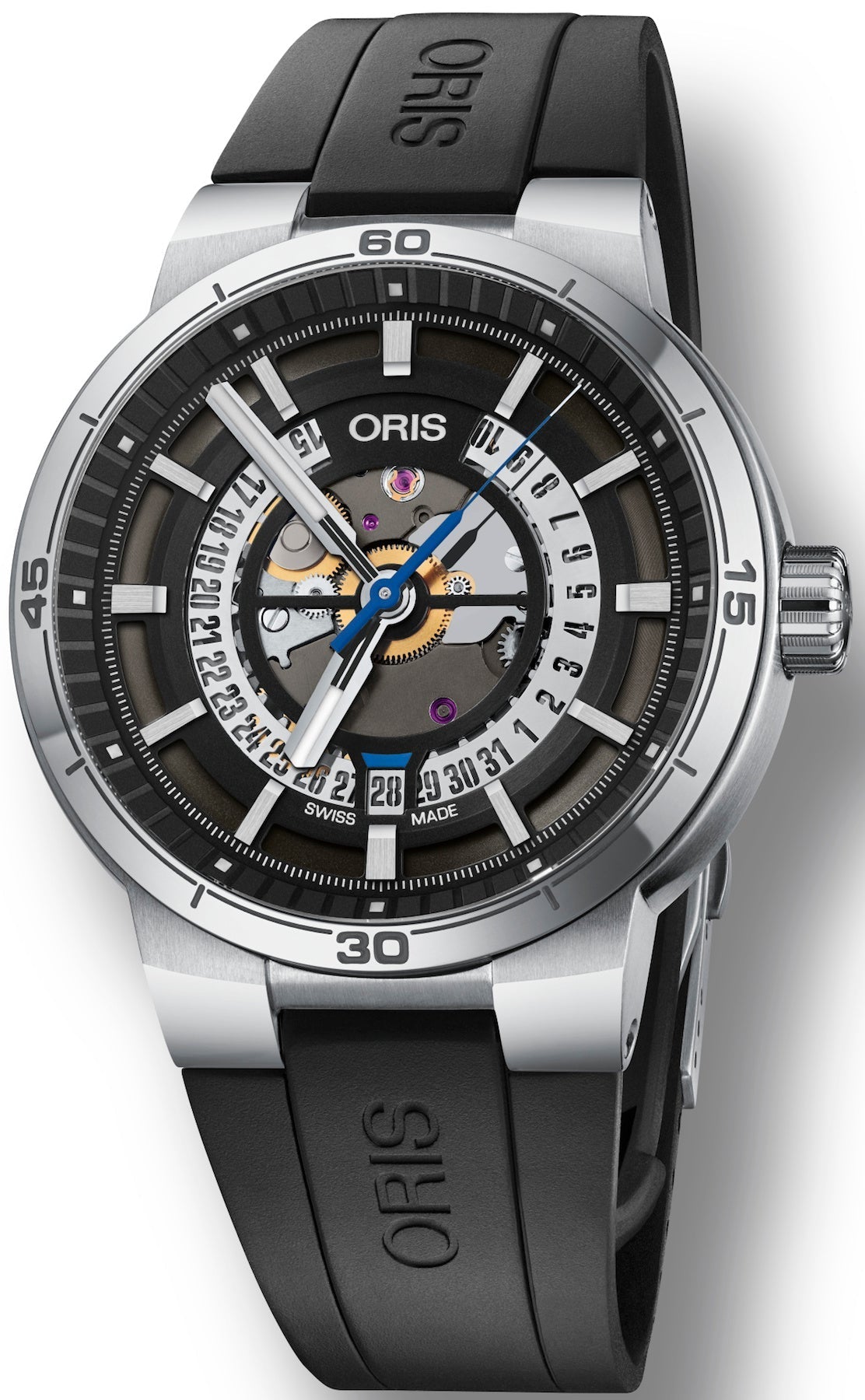 Oris Watch TT1 Engine Date 01 733 7752 4124-07 4 24 06FC Image 1