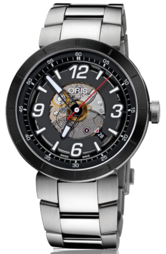 Oris Watch TT1 Skeleton Engine Date Bracelet D 01 733 7668 4114-07 8 25 10 Image 1