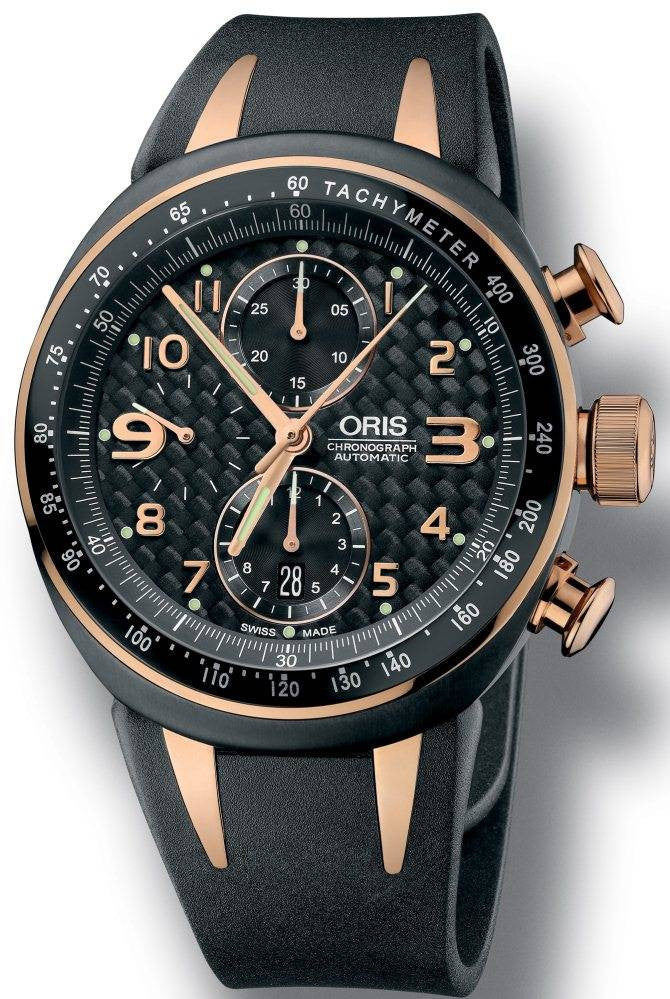 Oris Watch TT3 Chronograph Rubber Limited Edition D 01 674 7587 7764-07 4 28 03R Image 1