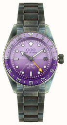 Out Of Order Dark Violet Purple Automatic GMT Ultra Distressed Watch OOO.001-25.LA.BAND Image 1