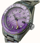 Out Of Order Dark Violet Purple Automatic GMT Ultra Distressed Watch OOO.001-25.LA.BAND Image 3