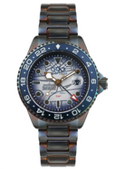 Out Of Order London GMT Ultra Distressed Steel Watch OOO.001-19.LO Image 1