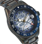 Out Of Order London GMT Ultra Distressed Steel Watch OOO.001-19.LO Image 2