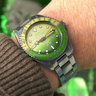 Out Of Order Midori Shaker Green Automatic GMT Ultra Distressed Watch OOO.001-25.MI.BAND Image 5