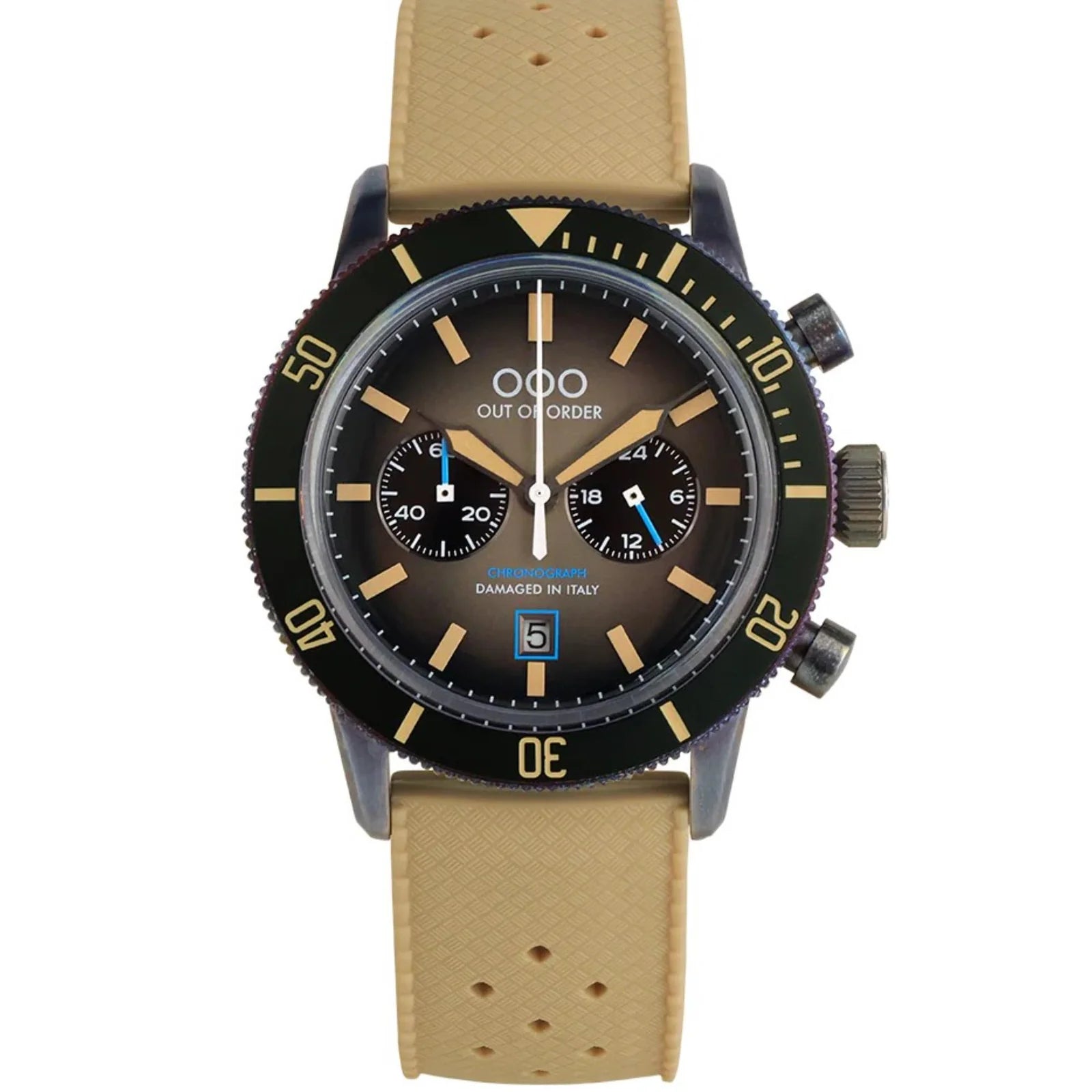 Out Of Order Pilot Brown Chronograph Watch OOO.001-28.GR Image 1