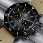 Out Of Order Pilot Brown Chronograph Watch OOO.001-28.GR Image 4