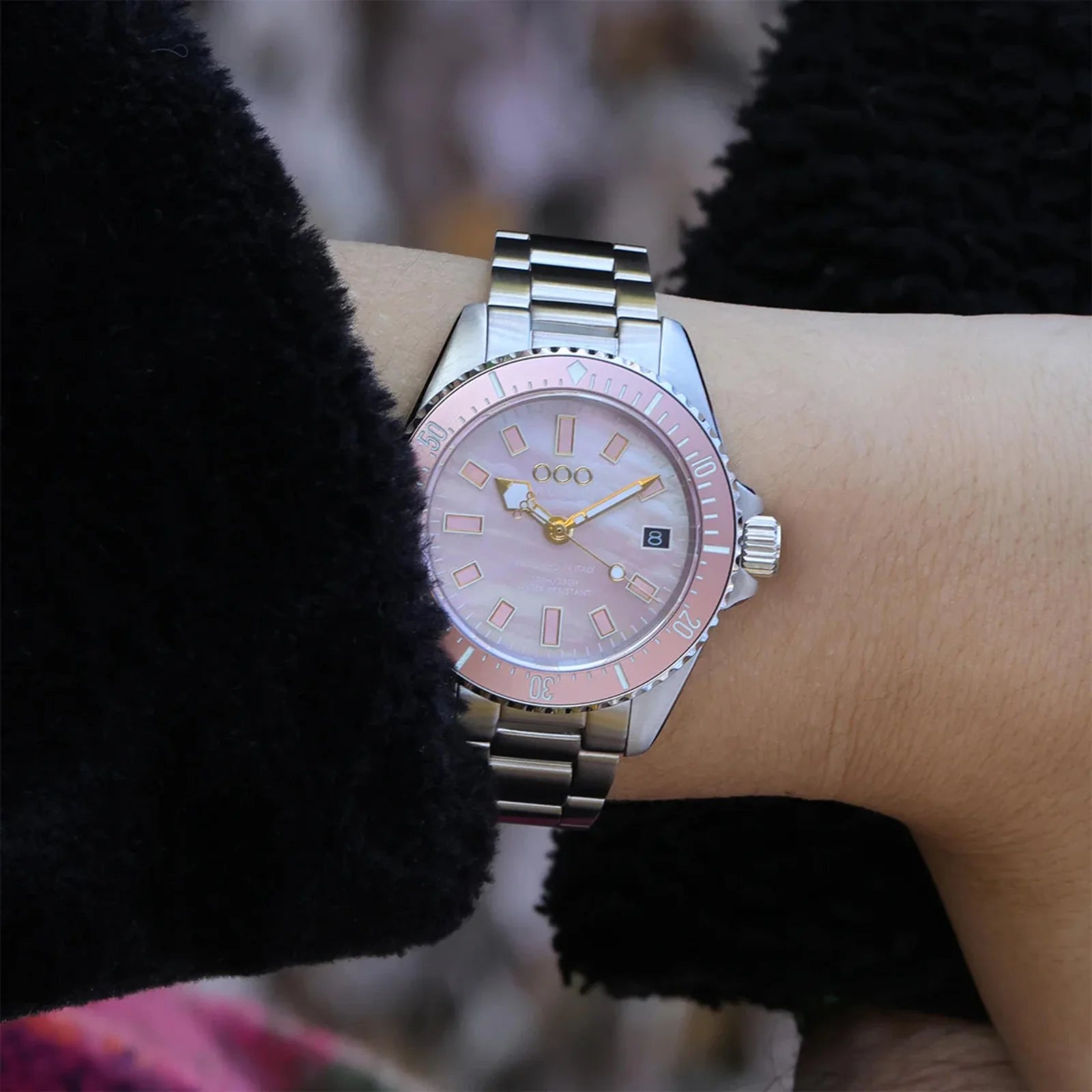 Out Of Order Pink Mother Of Pearl Casanova  Watch OOO.001-38.RO Image 6