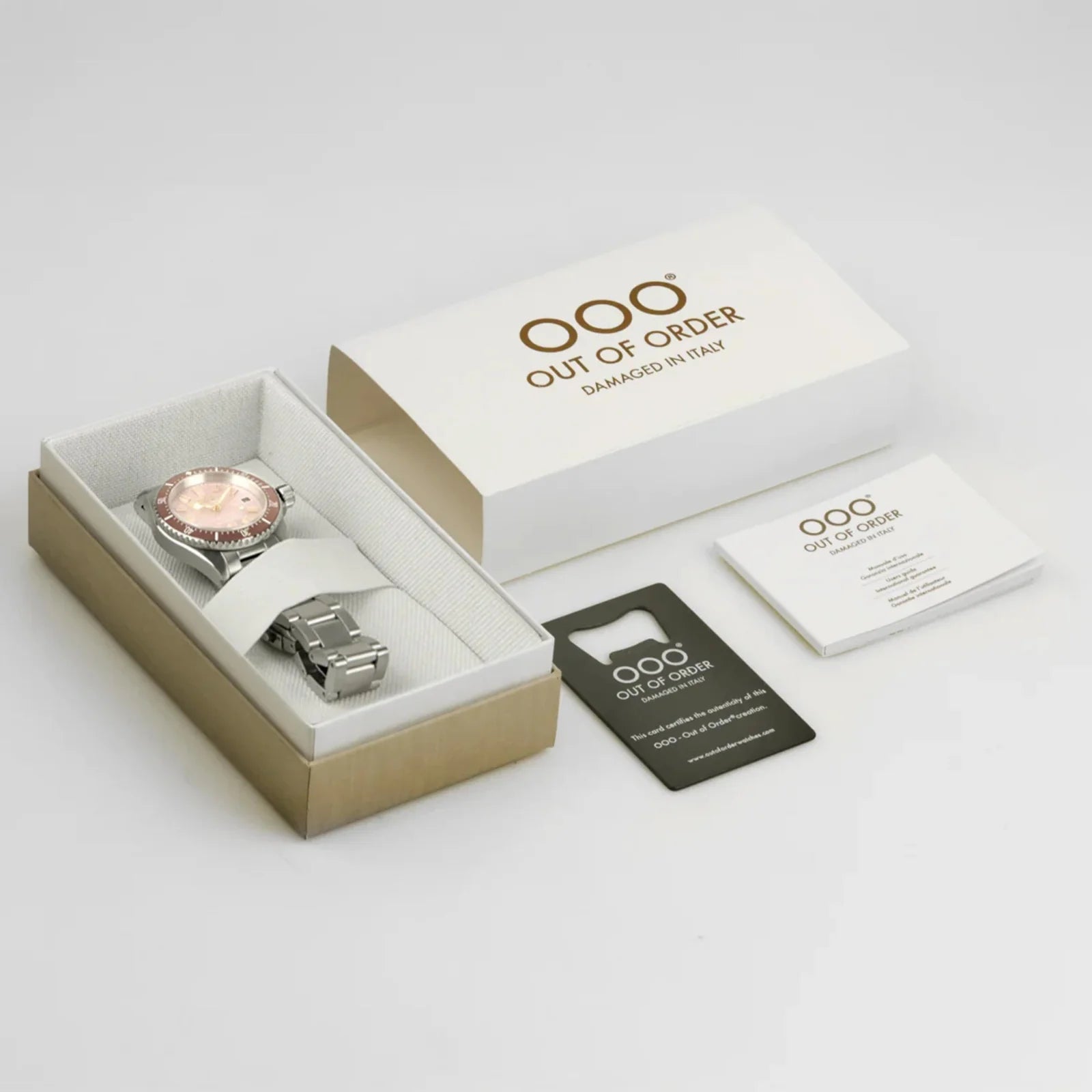 Out Of Order Pink Mother Of Pearl Casanova  Watch OOO.001-38.RO Image 7