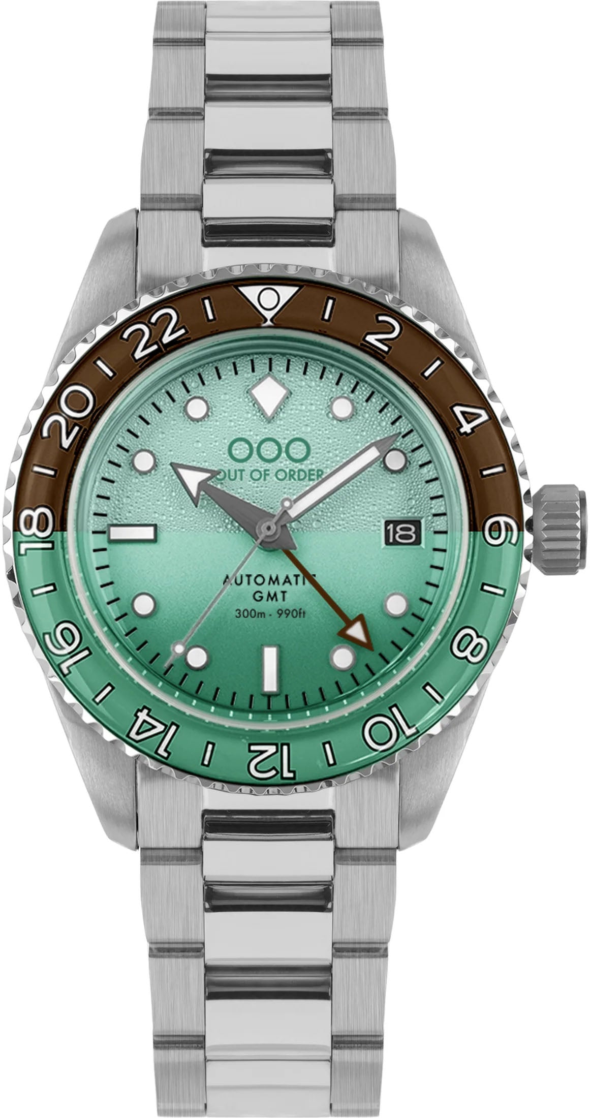 Out Of Order Shaker After 8 Automatic GMT Ultra Brushed Watch OOO.001-25.BAND.AE.SS Image 1