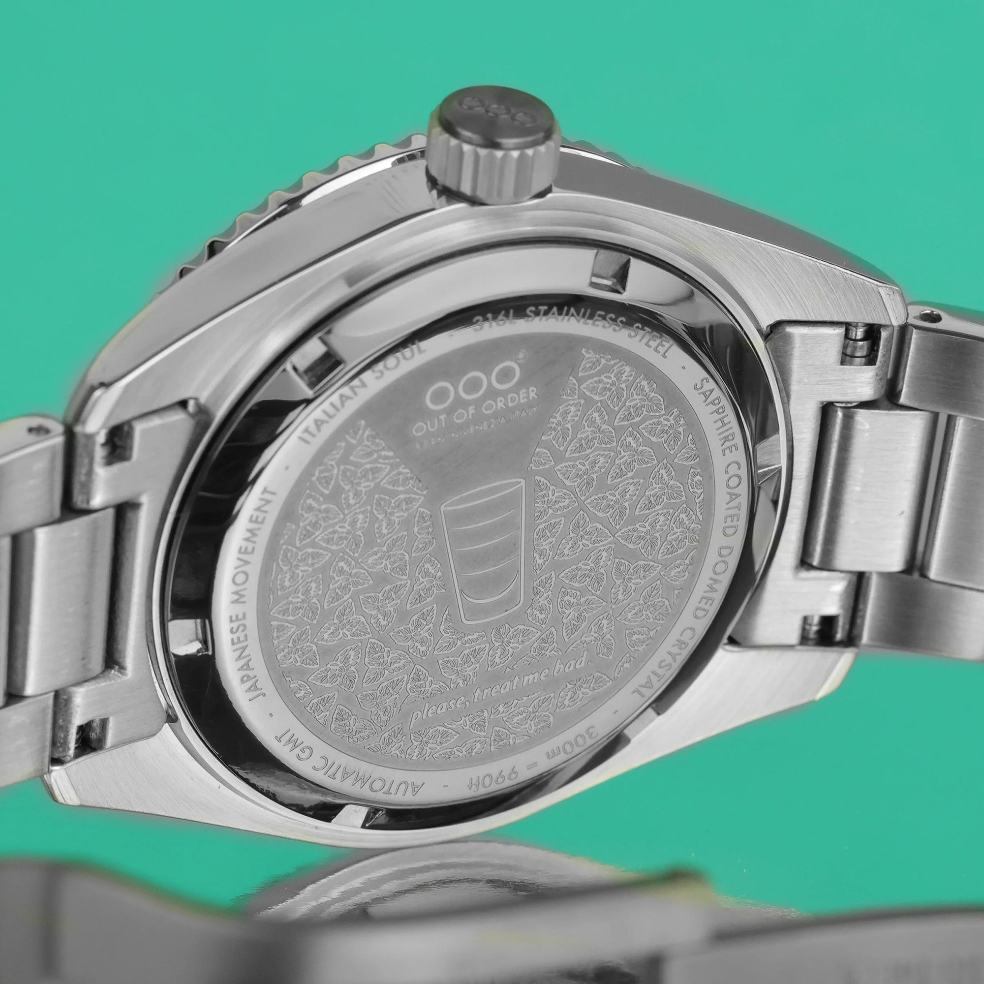 Out Of Order Shaker After 8 Automatic GMT Ultra Brushed Watch OOO.001-25.BAND.AE.SS Image 5
