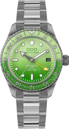 Out Of Order Shaker Midori Automatic GMT Ultra Brushed Watch OOO.001-25.BAND.MI.SS Image 1