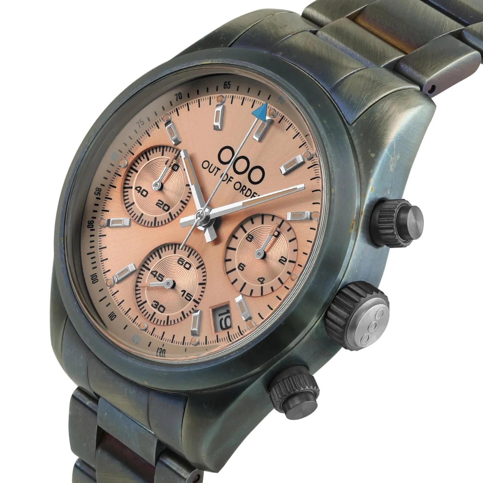 Out Of Order Sporty Chronograph Peach Watch OOO.001-23.PE.AC Image 2