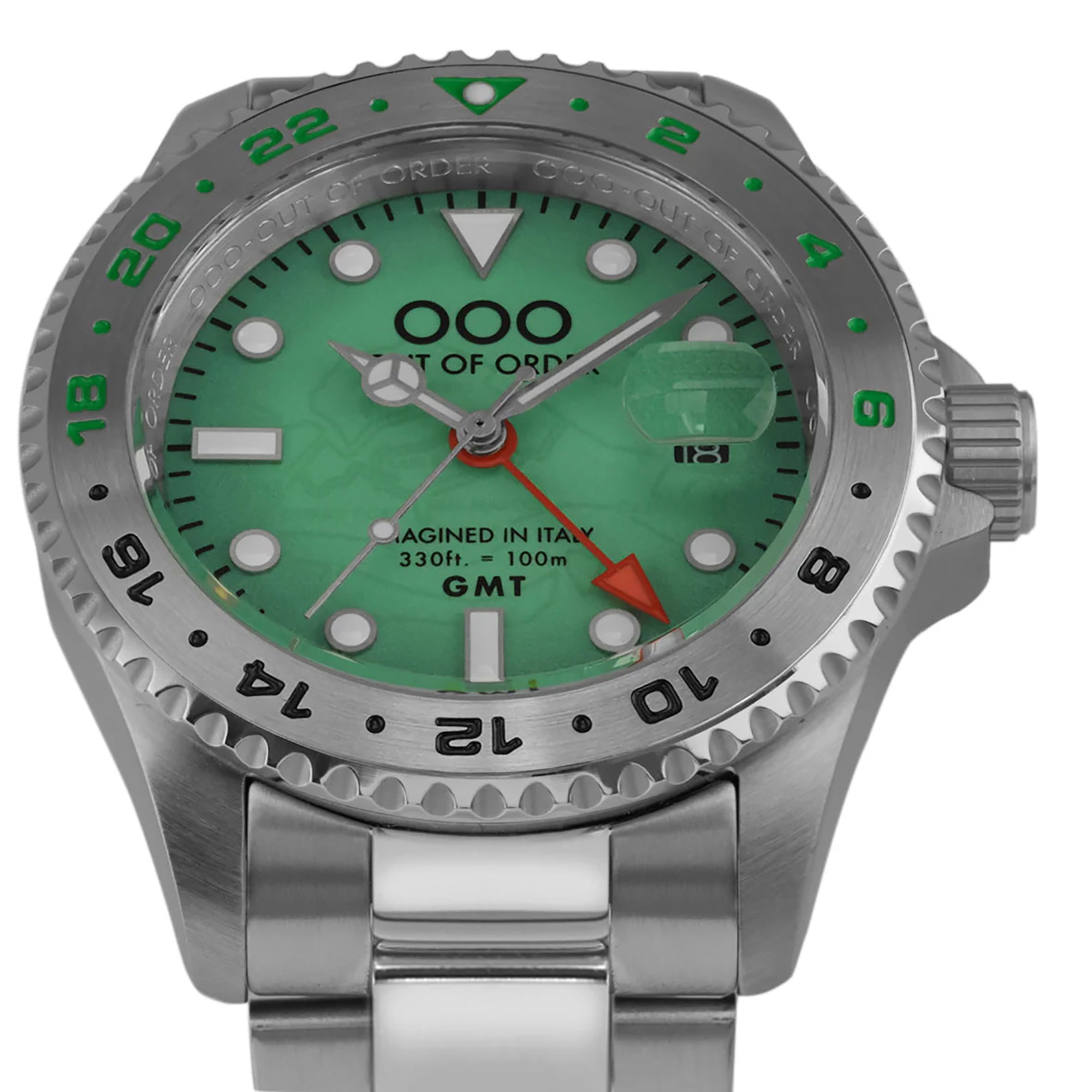 Out Of Order Swiss GMT Venezia Ultra Brushed Watch OOO.001-19.VE.SS Image 4