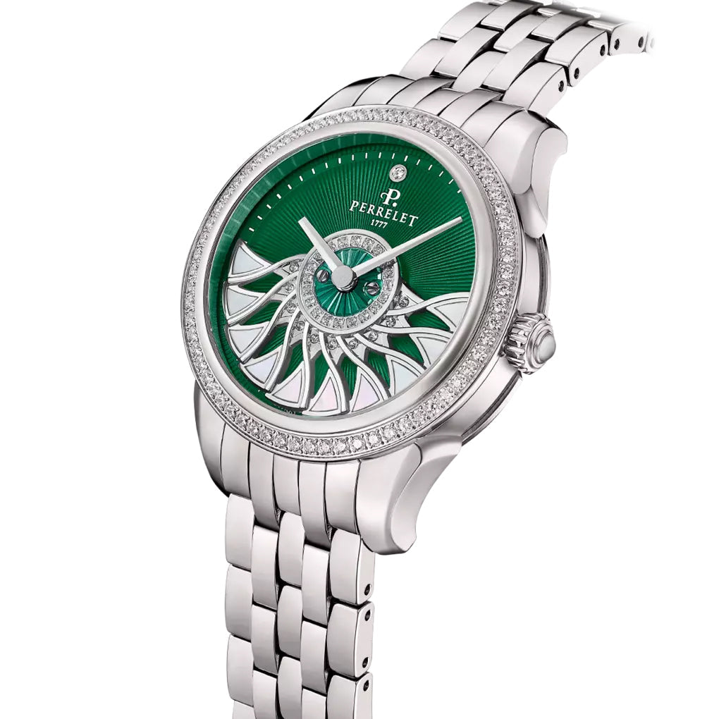 Perrelet Cleopatra Plume de Paon Diamond Watch Pre-Order A2072/4 Image 2