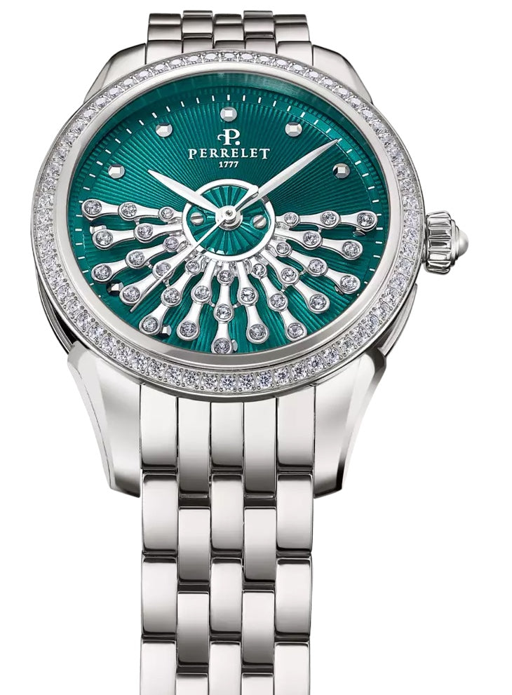 Perrelet Josephine Vert Imperial Diamond Watch Pre-Order A2072/D Image 3