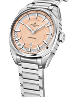 Perrelet LAB Peripheral 3 Hands & Date Salmon Bracelet Watch A1100/E Image 2