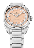 Perrelet LAB Peripheral 3 Hands & Date Salmon Bracelet Watch A1100/E Image 3