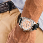 Perrelet LAB Peripheral Big Date Dual Time Salmon Watch A1101/6 Image 5