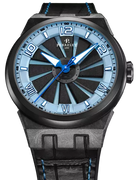 Perrelet Turbine Carbon Ice Blue Watch A4065/5 Image 2