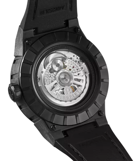 Perrelet Turbine Carbon Ice Blue Watch A4065/5 Image 4
