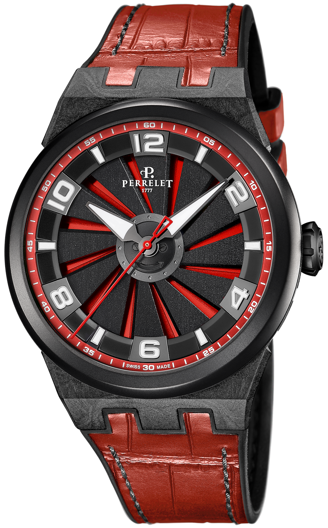 Perrelet Turbine Carbon Red Watch A4065/6 Image 1