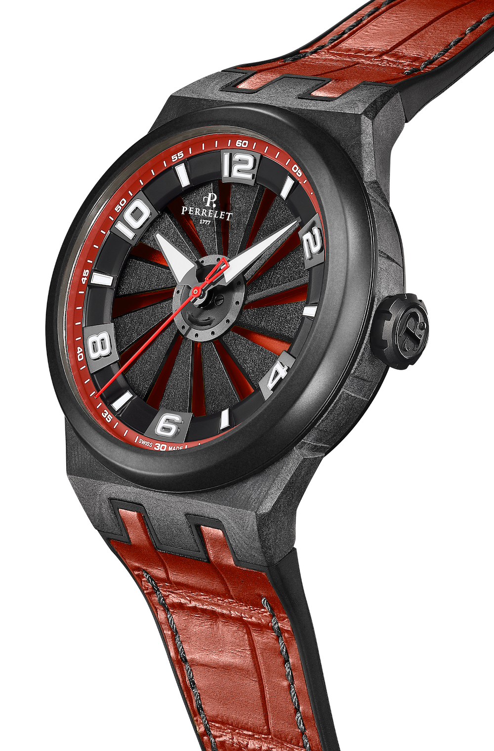 Perrelet Turbine Carbon Red Watch A4065/6 Image 2