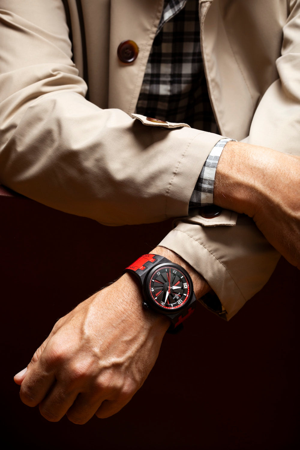 Perrelet Turbine Carbon Red Watch A4065/6 Image 5