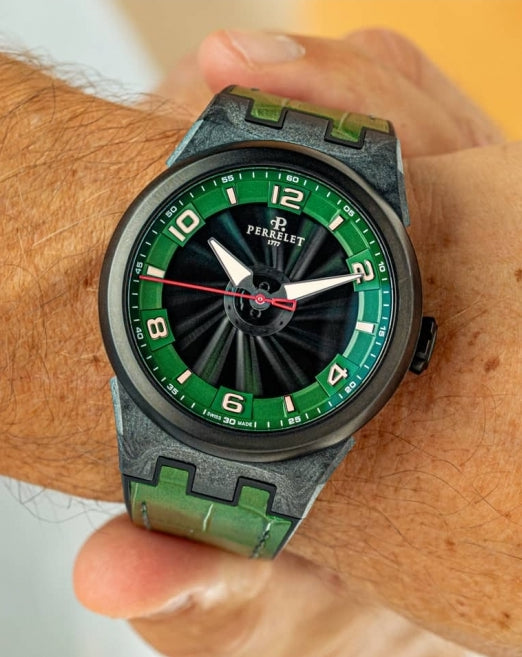 Perrelet Turbine Carbon Sports Green Watch A4065/4 Image 5