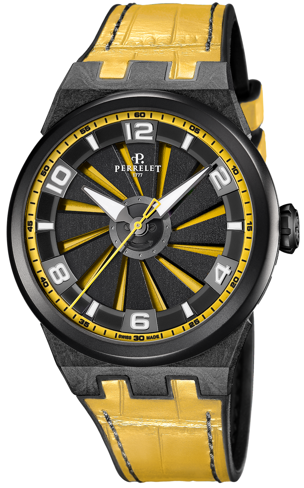 Perrelet Turbine Carbon Yellow Watch A4065/7 Image 1