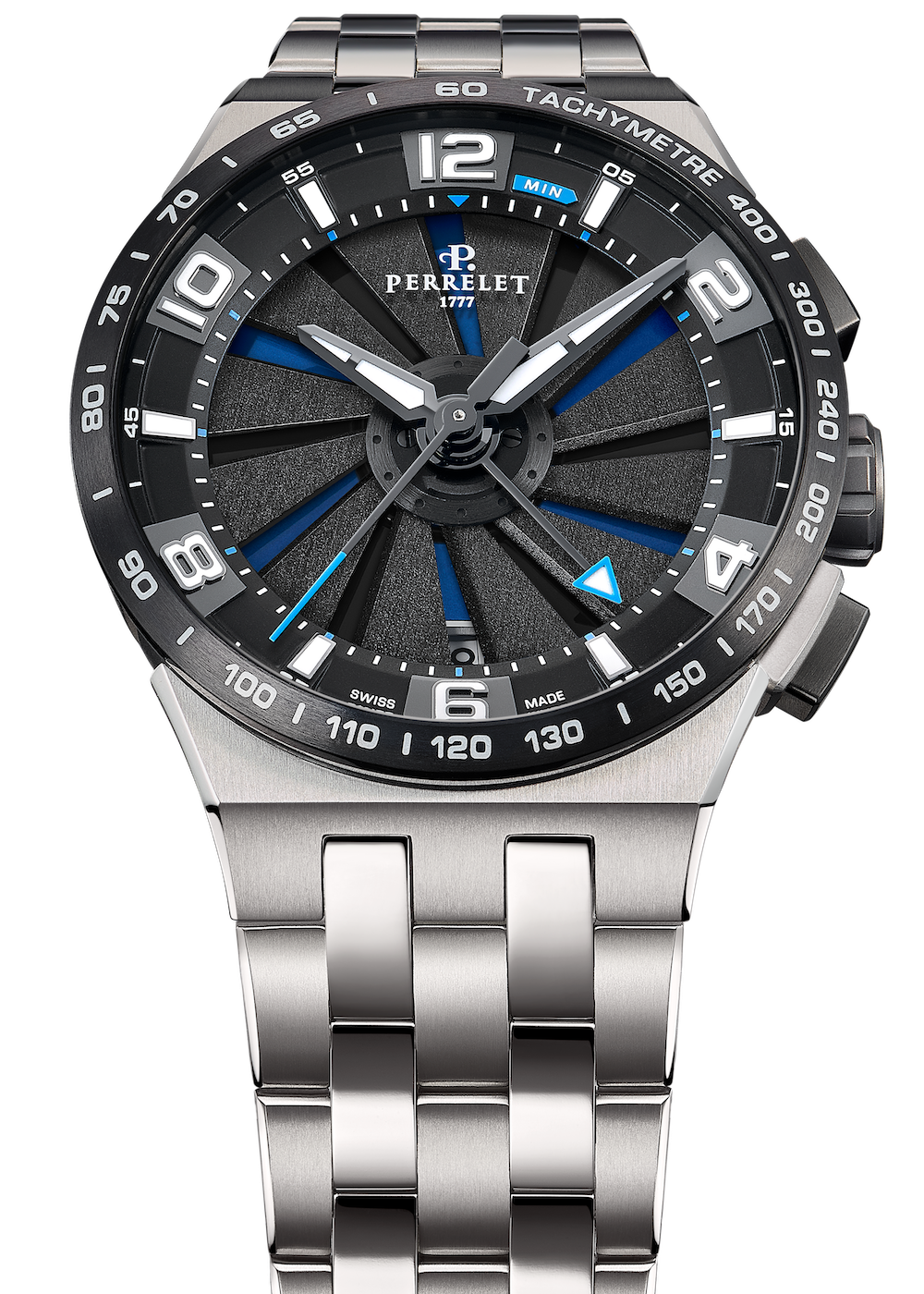 Perrelet Turbine Chrono NEO Blue Watch A4072/1 Image 4