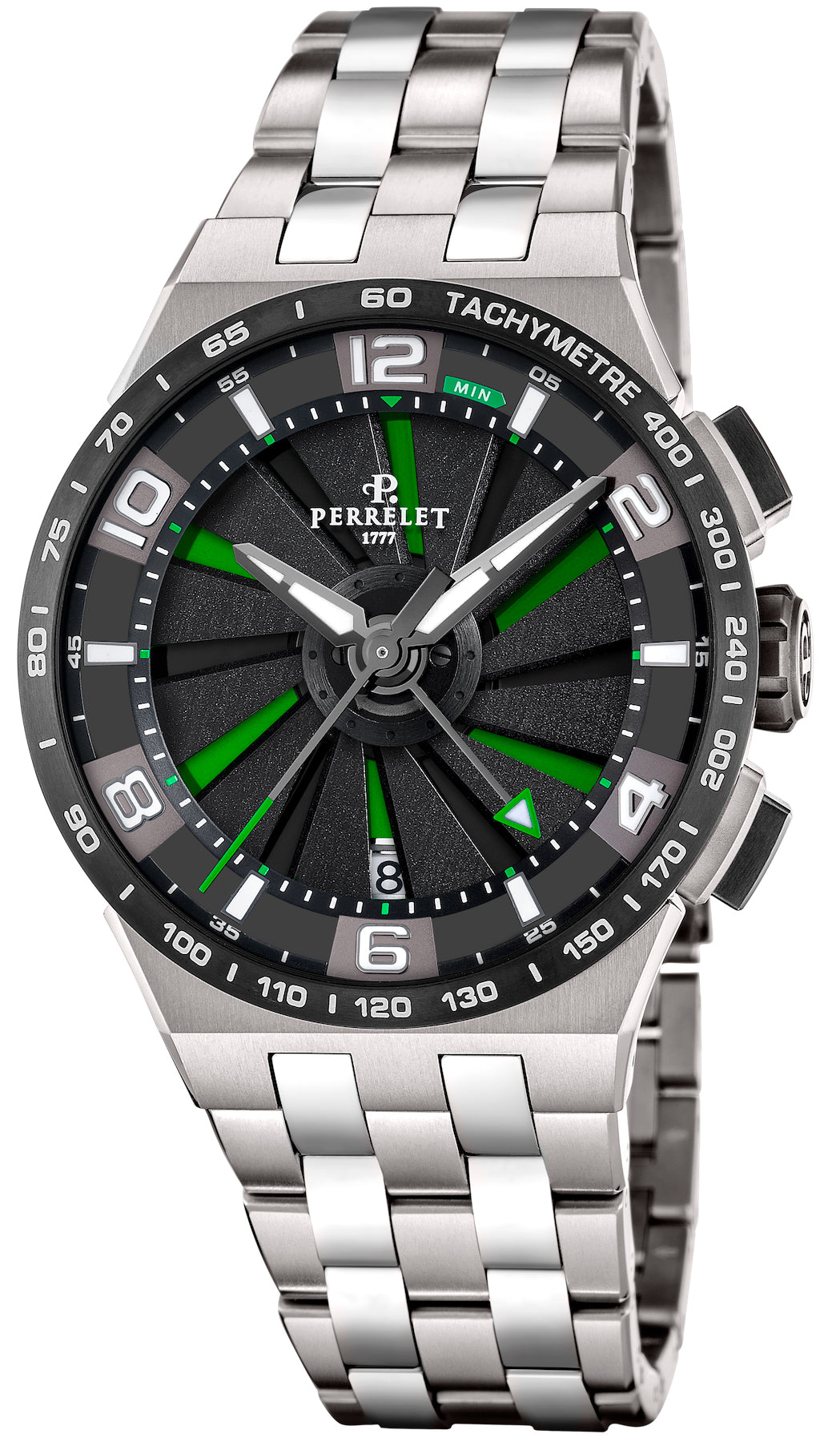 Perrelet Turbine Chrono NEO Green Watch A4072/2 Image 1