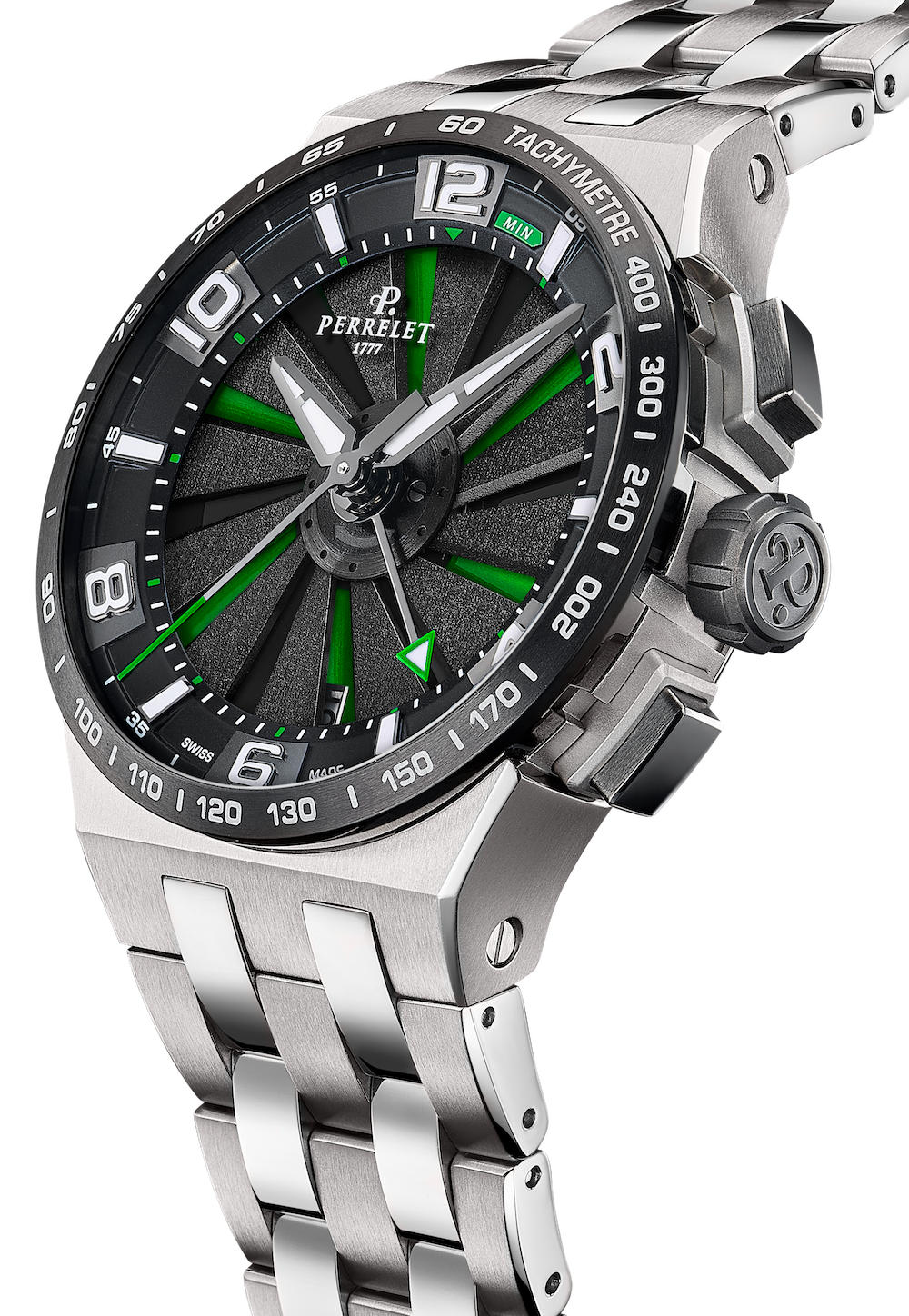 Perrelet Turbine Chrono NEO Green Watch A4072/2 Image 3