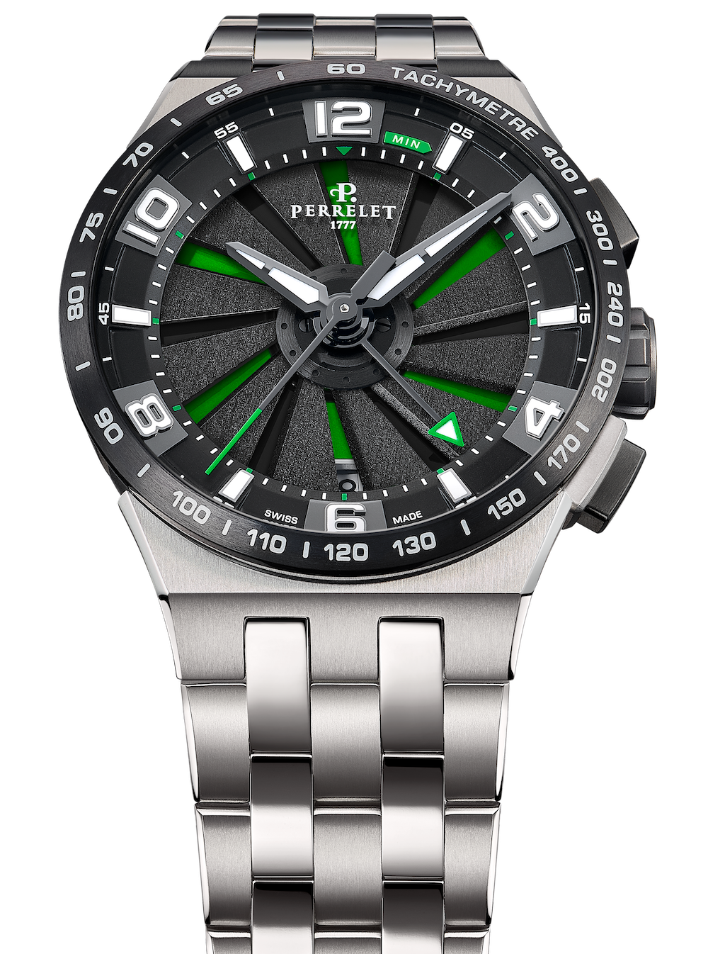 Perrelet Turbine Chrono NEO Green Watch A4072/2 Image 4