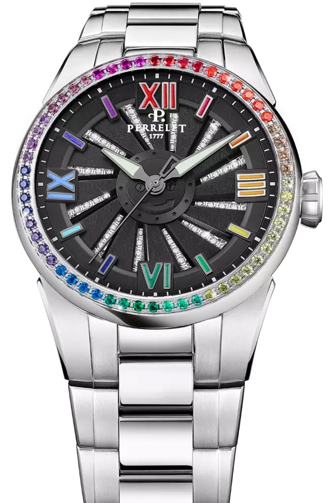 Perrelet Turbine Lady Aurora Bracelet Watch A4069/4 Image 2